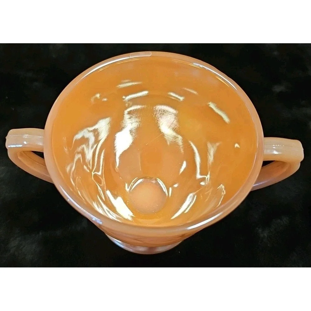 Anchor Hocking peach luster